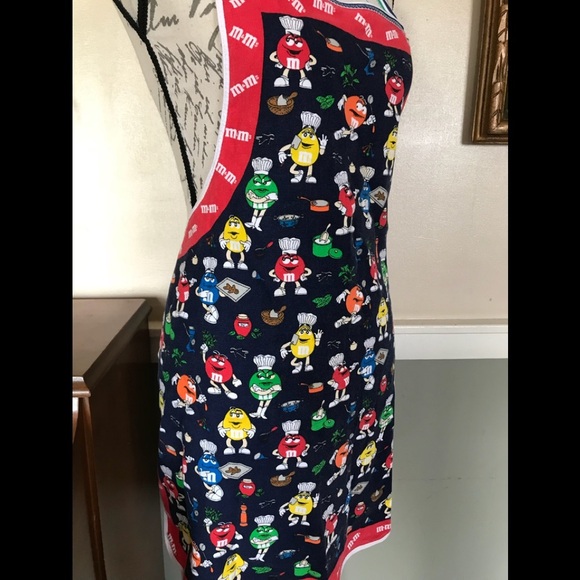 Rare Vintage M&M’s Apron& Matching Magnetic Holder🔴FINAL SALE - Picture 10 of 12